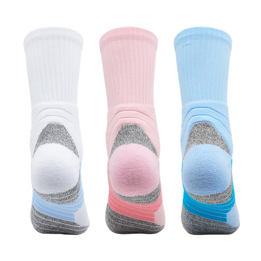 3 Pack Mens Thick Cushioned Sports Socks Black