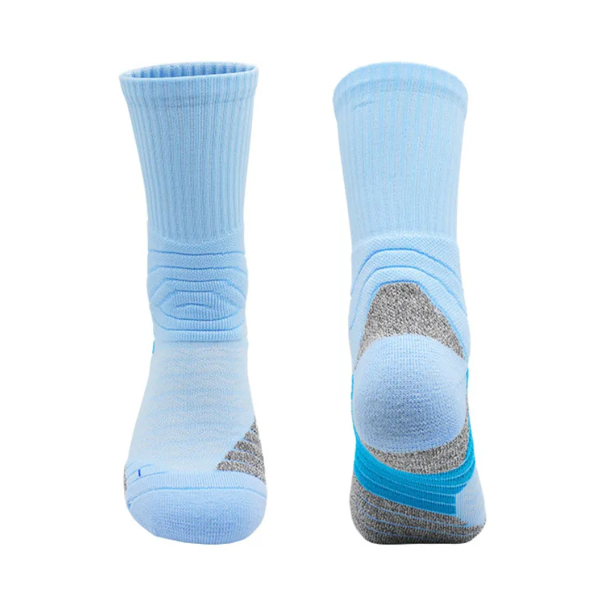 3 Pack Mens Thick Cushioned Sports Socks Black
