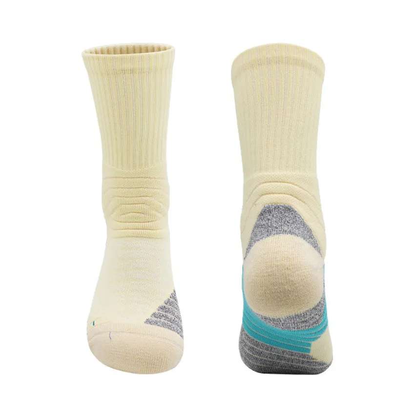 3 Pack Mens Thick Cushioned Sports Socks Black