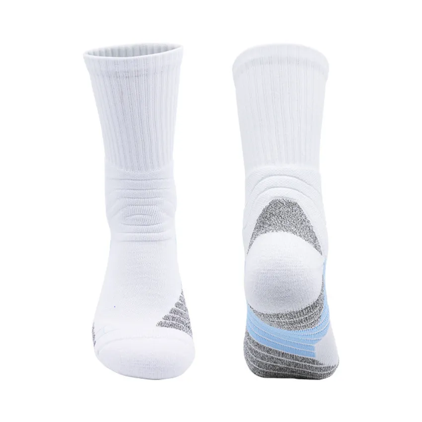 3 Pack Mens Thick Cushioned Sports Socks Black