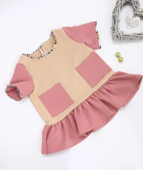 African Girls Pink Top