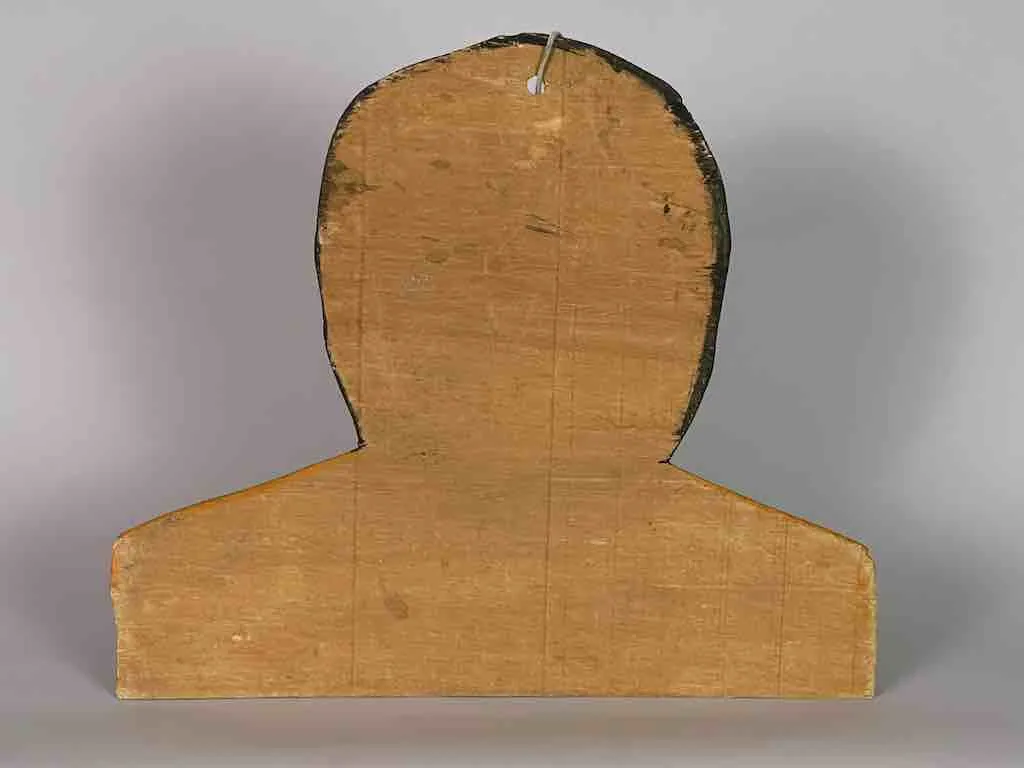 African Woman Clothes Hanger Painted on Wood
