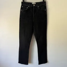 AGOLDE Black Riley Jean