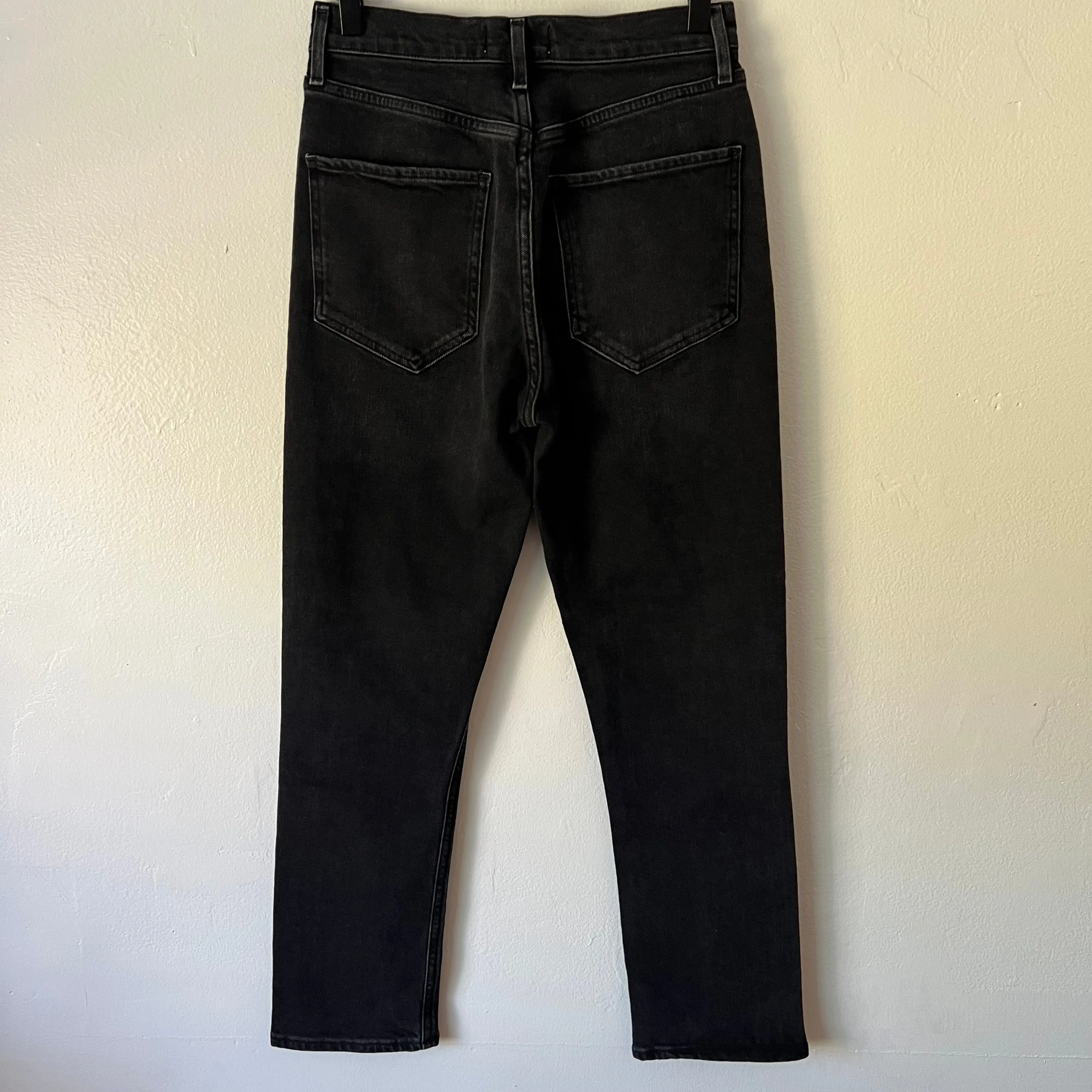 AGOLDE Black Riley Jean