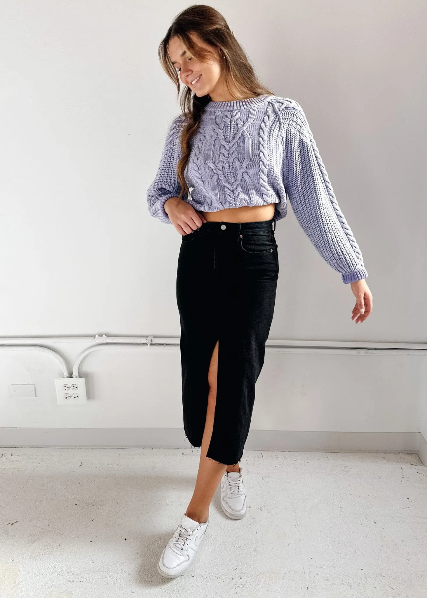 Alice Denim Midi Skirt - Underground