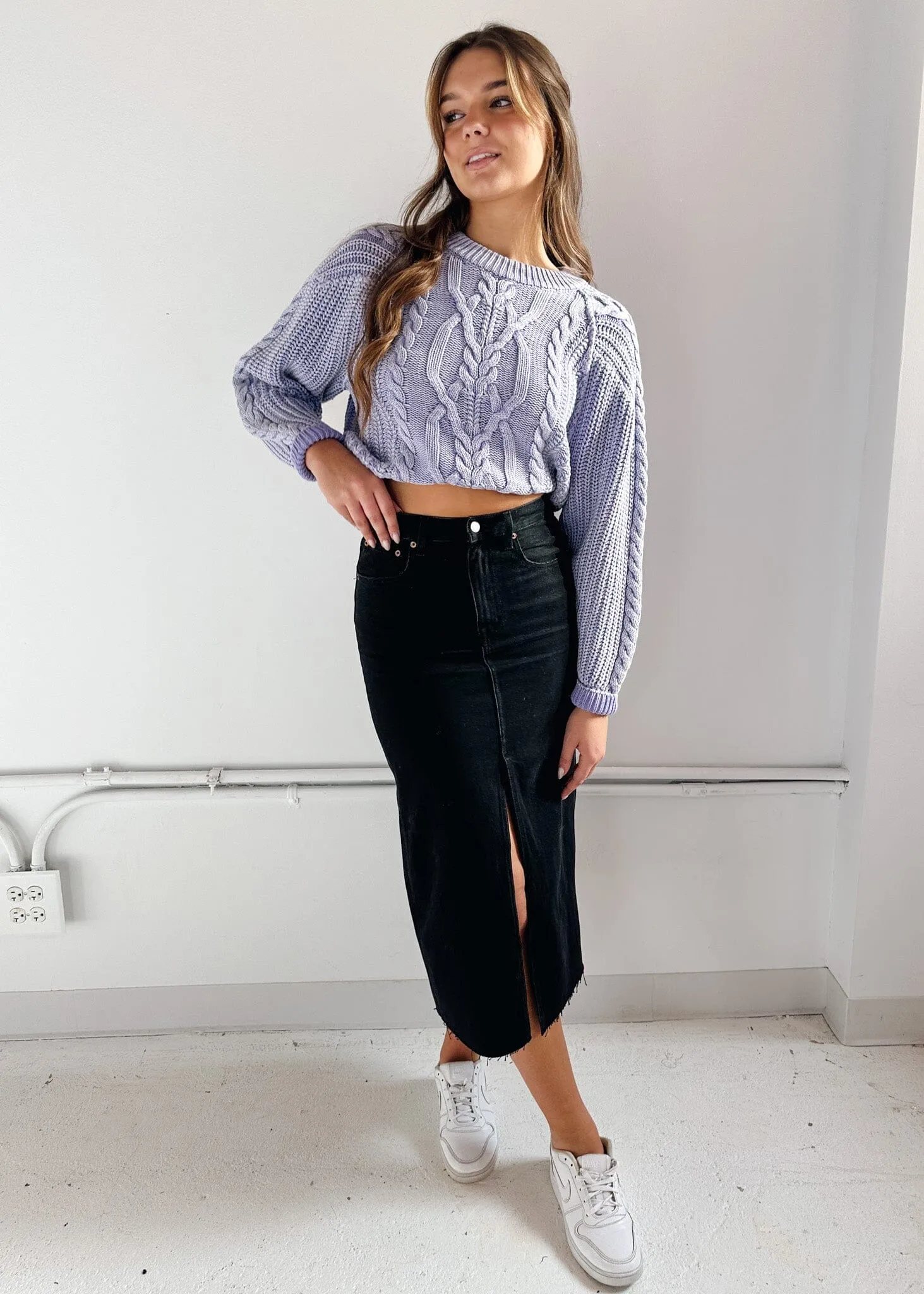 Alice Denim Midi Skirt - Underground