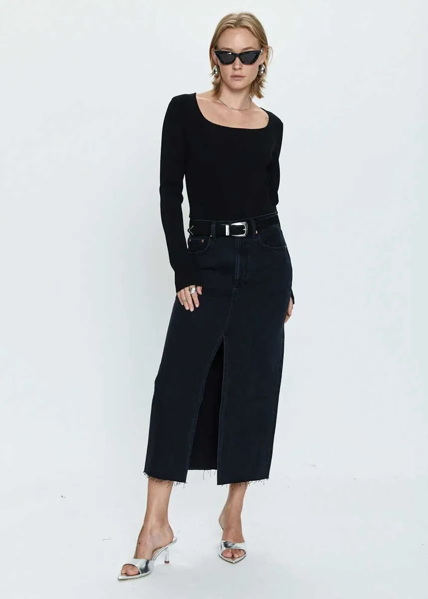 Alice Denim Midi Skirt - Underground