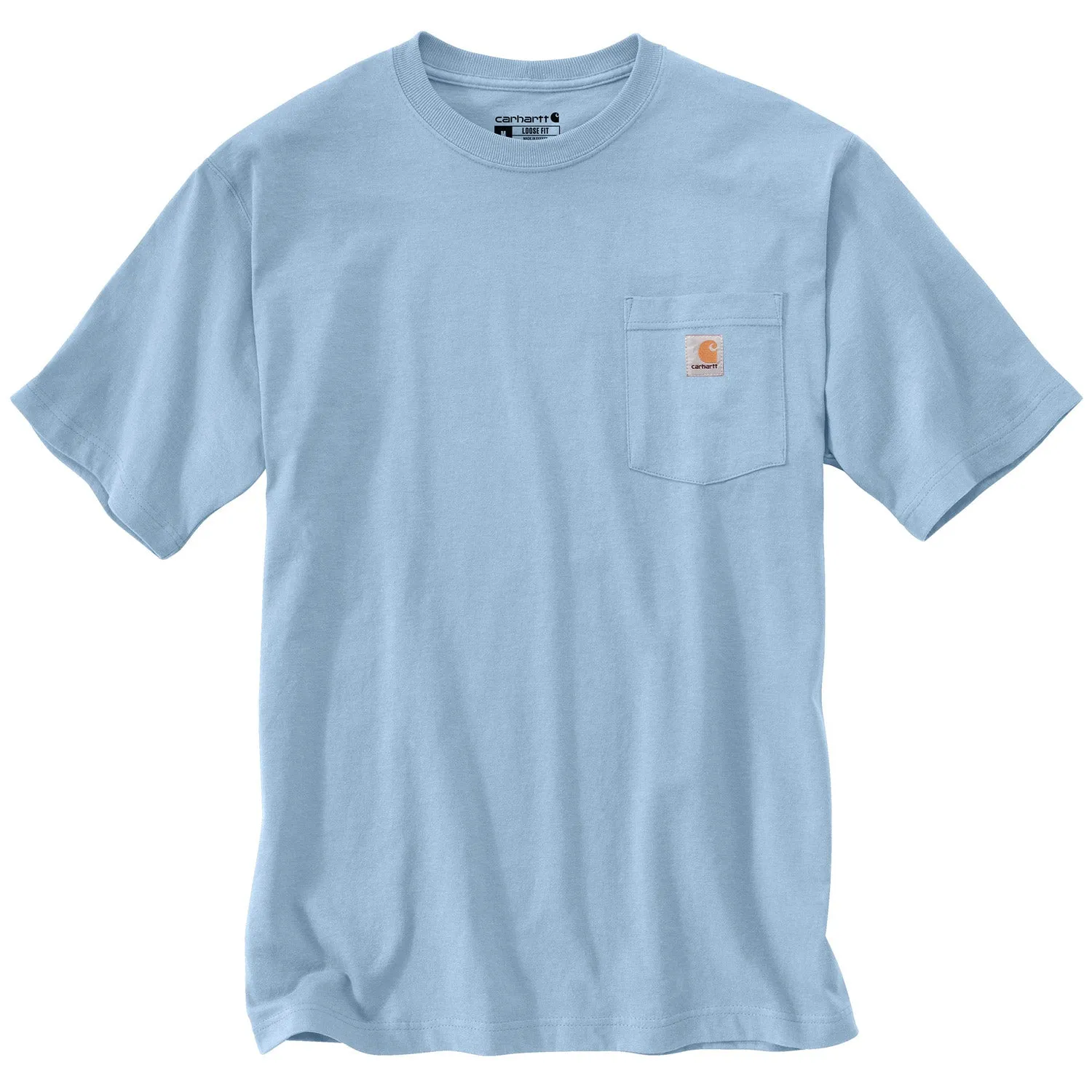 Carhartt Men's Short Sleeve Pocket T-Shirt_Fog Blue