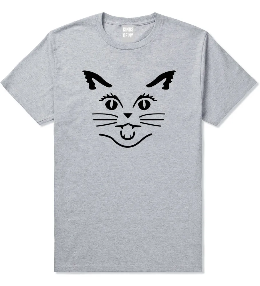 Cat Face Halloween T-Shirt