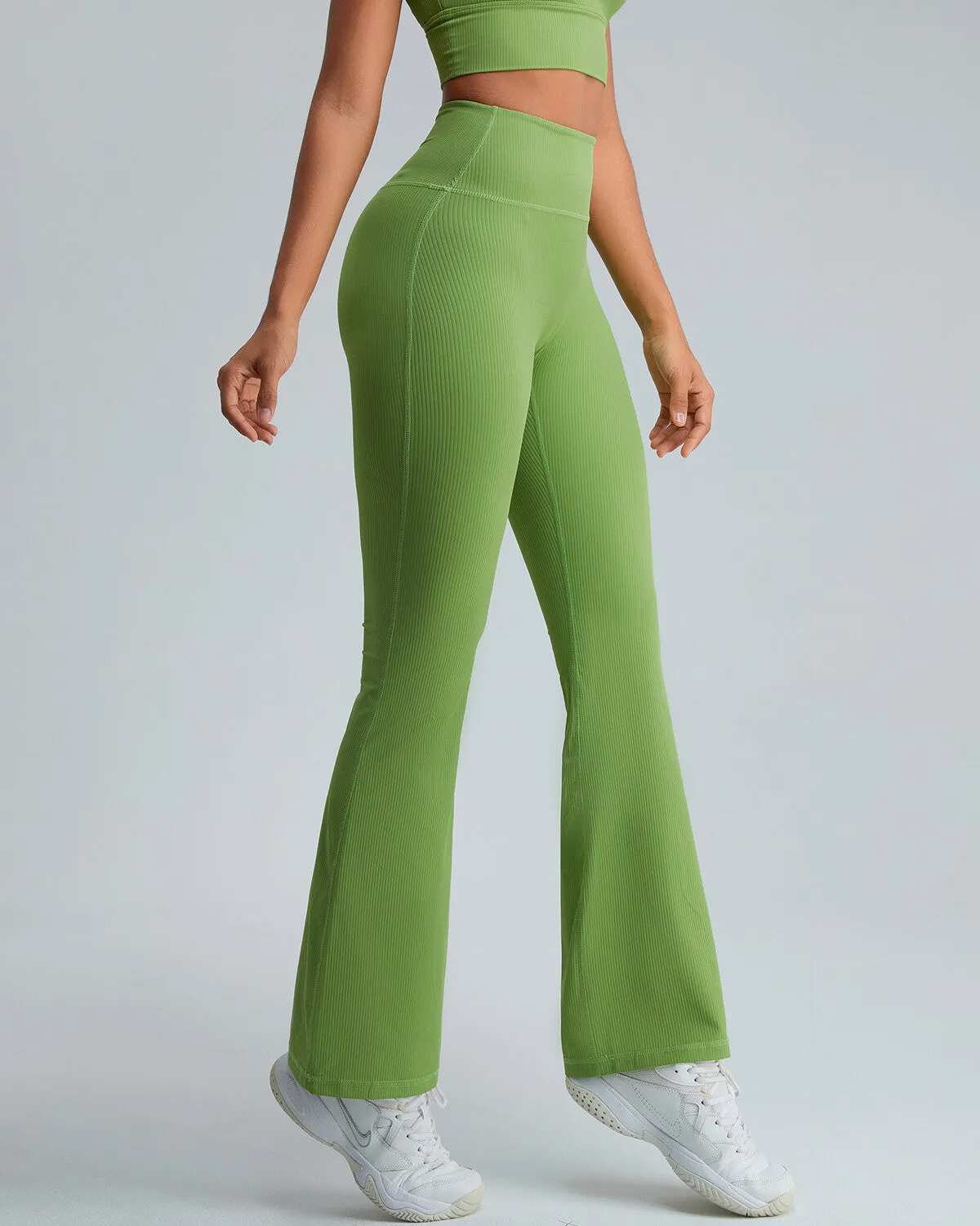 Christina Flare Leggings - Green