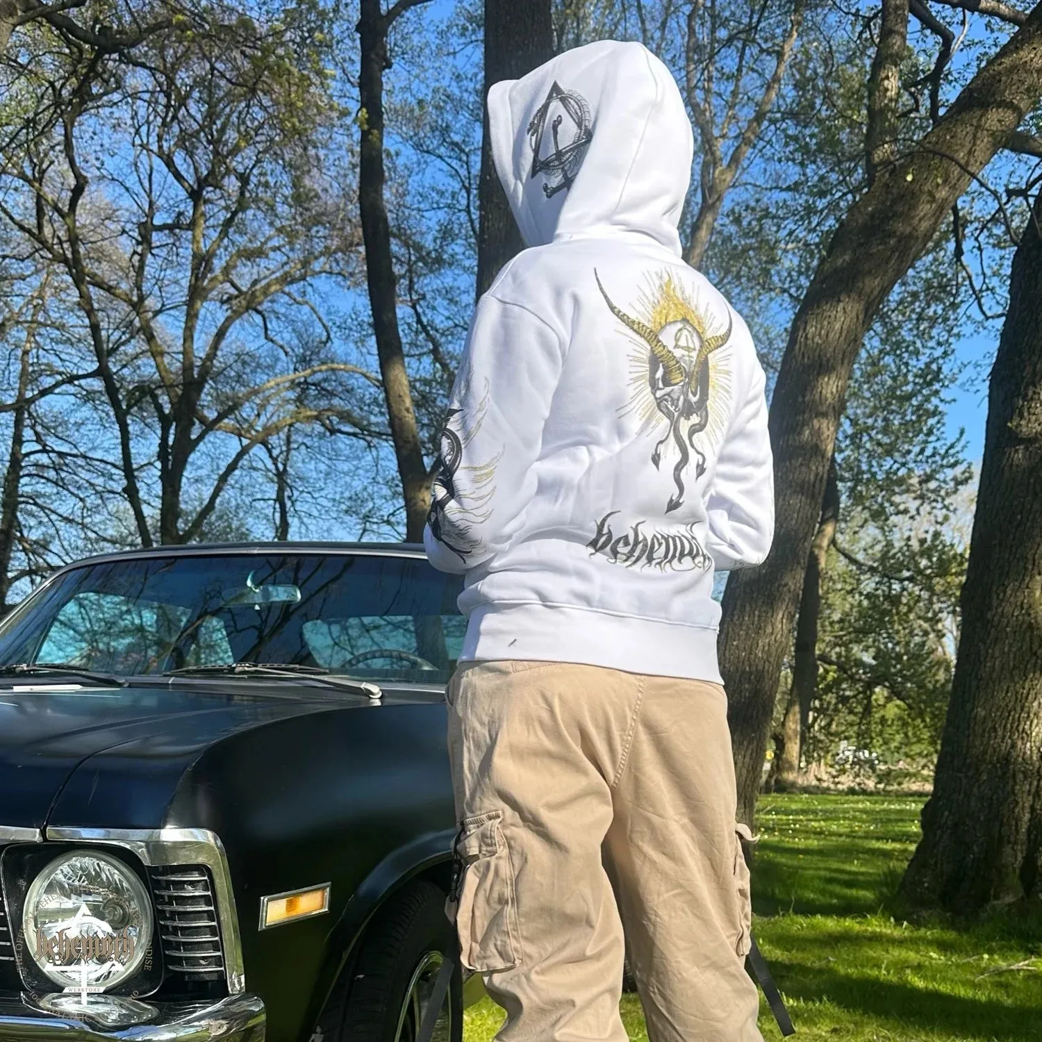 'Contra' Behemoth women's hooded sweatshirt