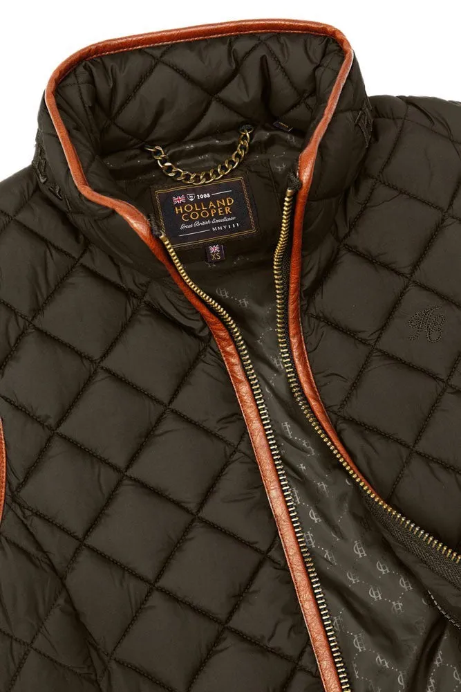 Country Quilted Gilet - Heritage Khaki
