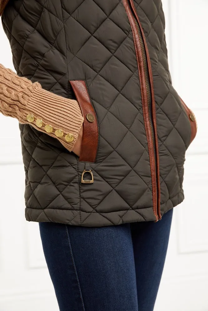 Country Quilted Gilet - Heritage Khaki