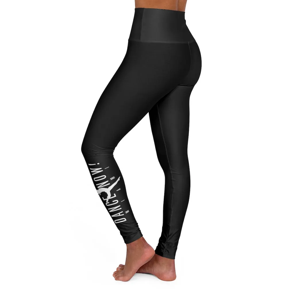 Dance NOW! Black High Waisted Yoga Leggings