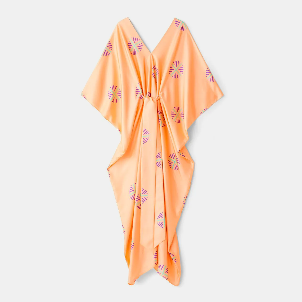 Elegant Soft Satin Silk Kaftan – Perfect for Evening Wear Caftan For Women's
