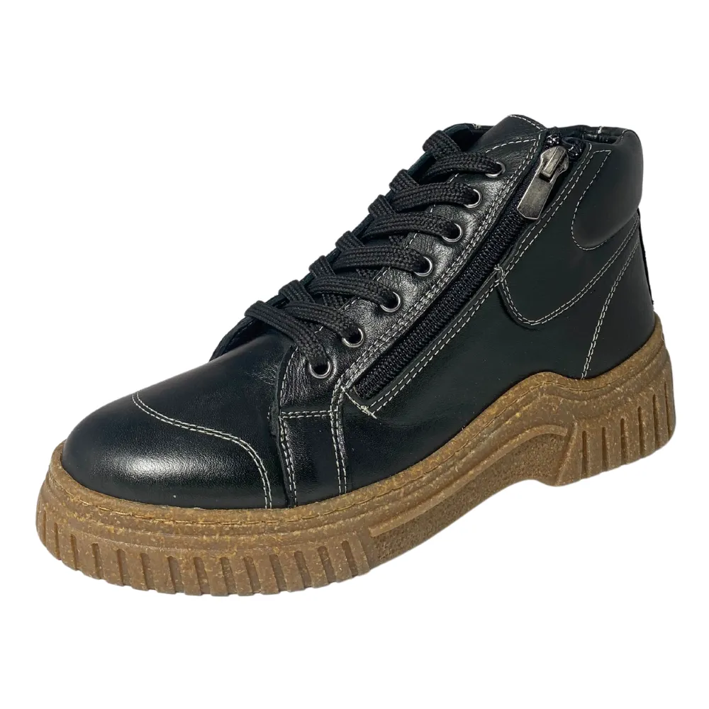 Eric Nurnberg Jace Black Leather Boot (Women's)