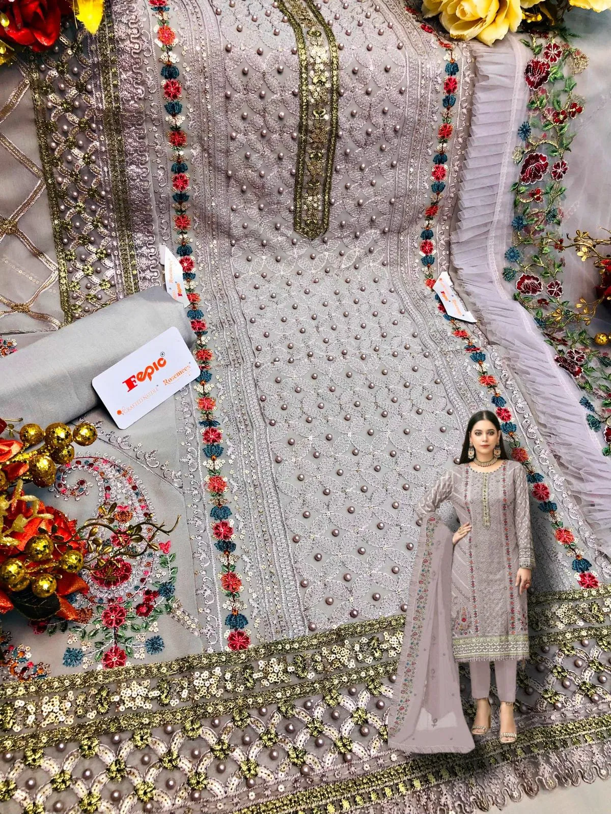 FEPIC ROSEMEEN D.NO. D-5212 DESIGNER SUIT