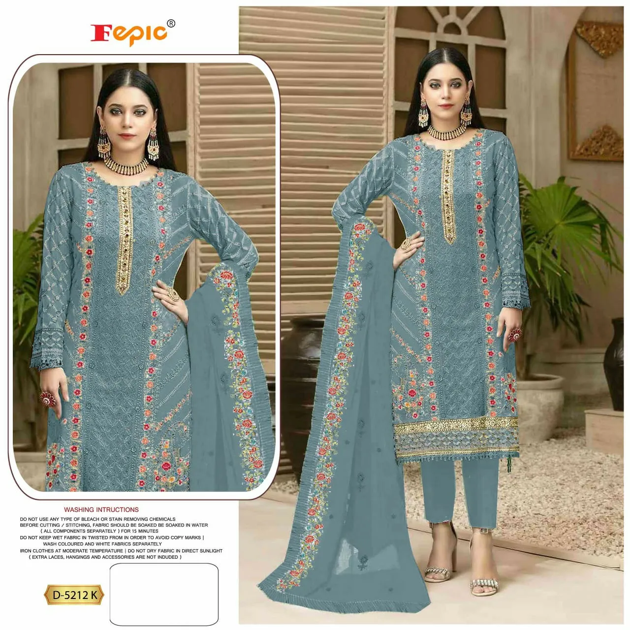 FEPIC ROSEMEEN D.NO. D-5212 DESIGNER SUIT