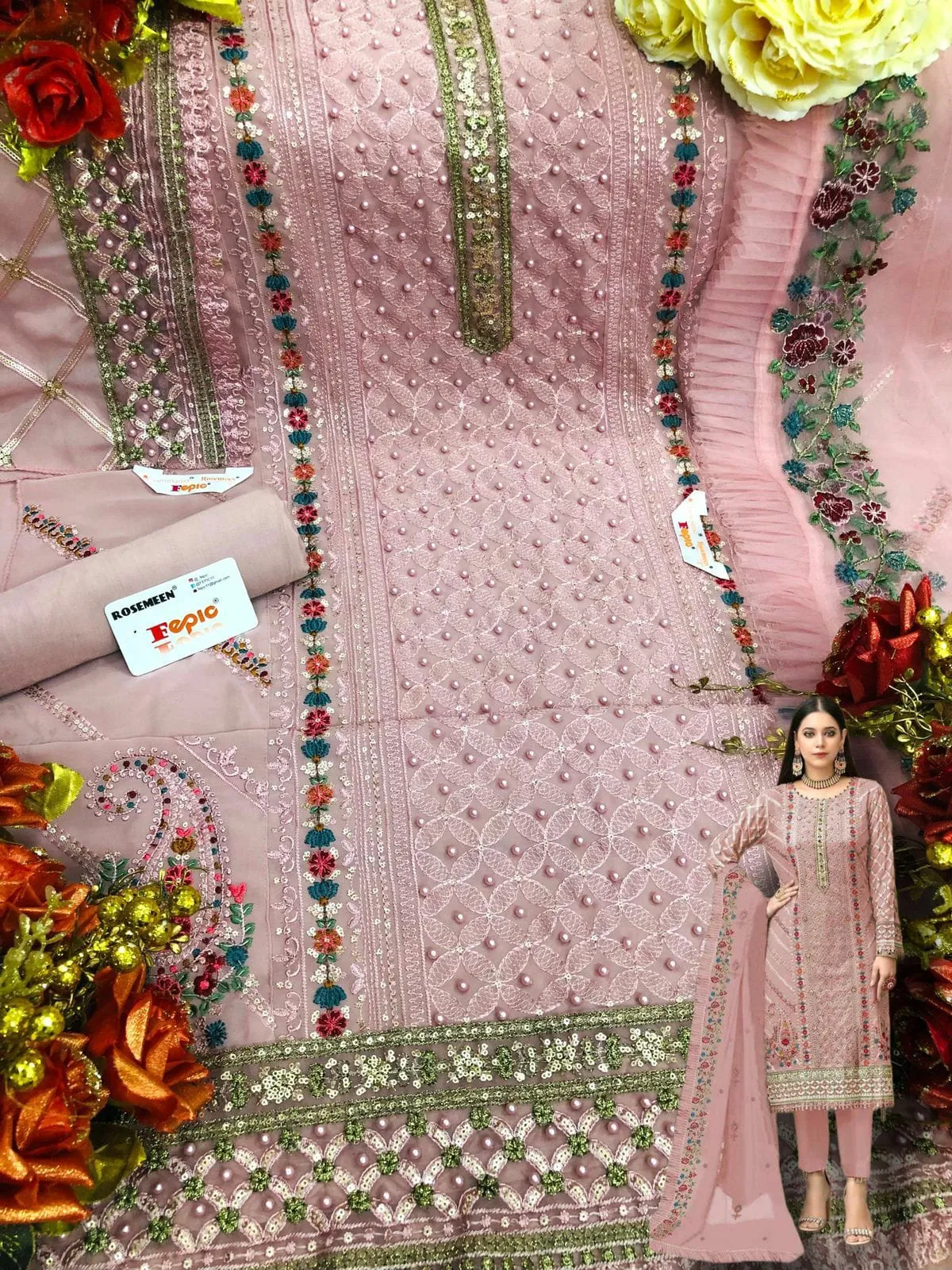 FEPIC ROSEMEEN D.NO. D-5212 DESIGNER SUIT