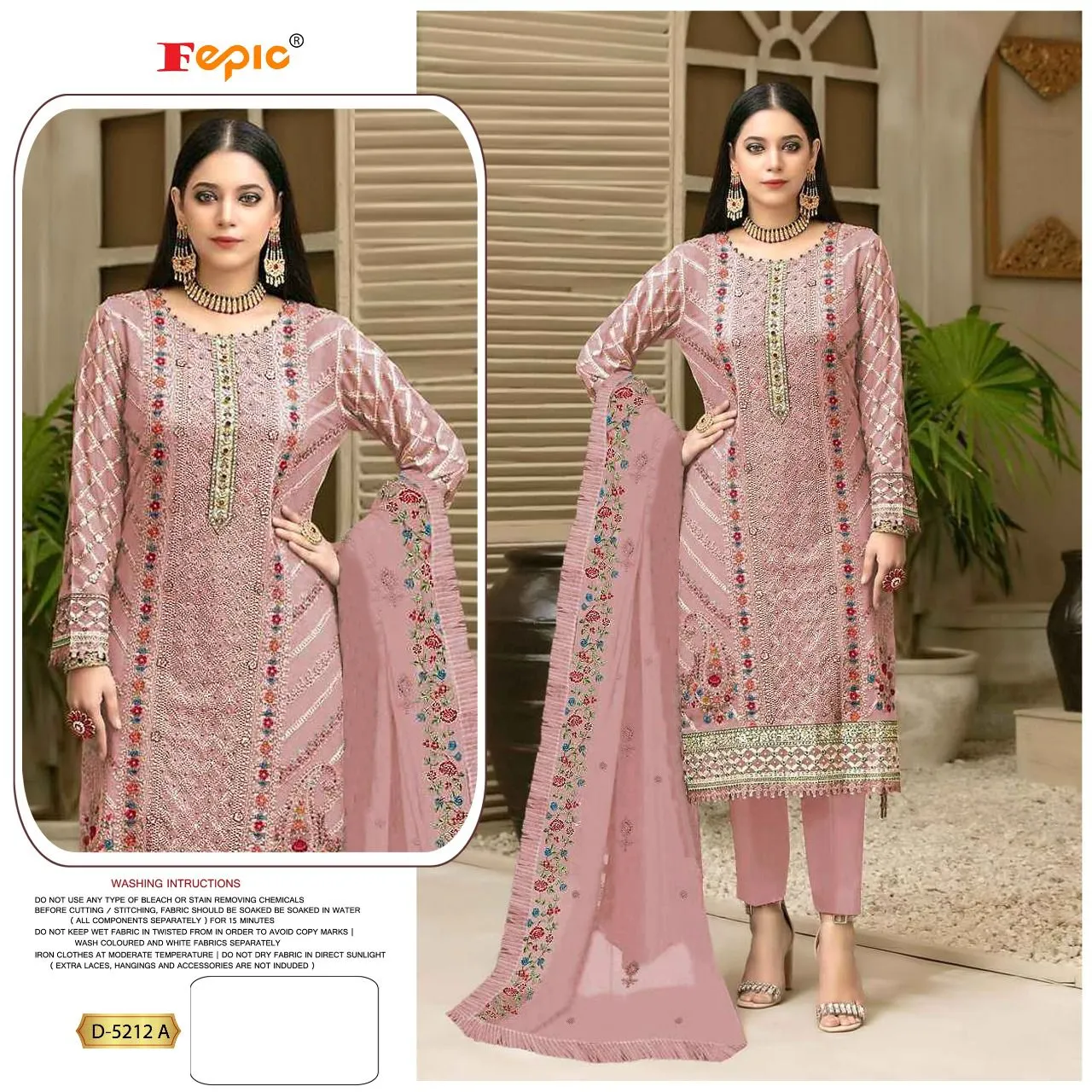 FEPIC ROSEMEEN D.NO. D-5212 DESIGNER SUIT
