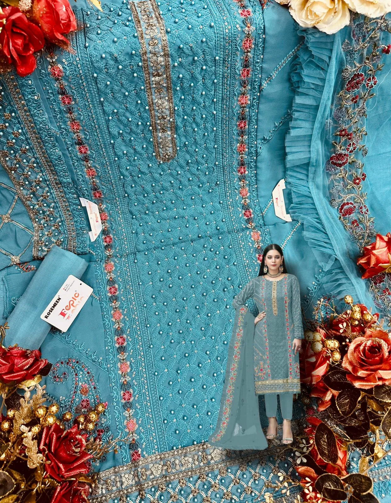 FEPIC ROSEMEEN D.NO. D-5212 DESIGNER SUIT