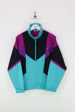 Fila Track Jacket Navy/Green/Pink Large
