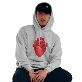 FitRep CUSTOM - HEART Throb - Men's Gym Hoodie - Love theme