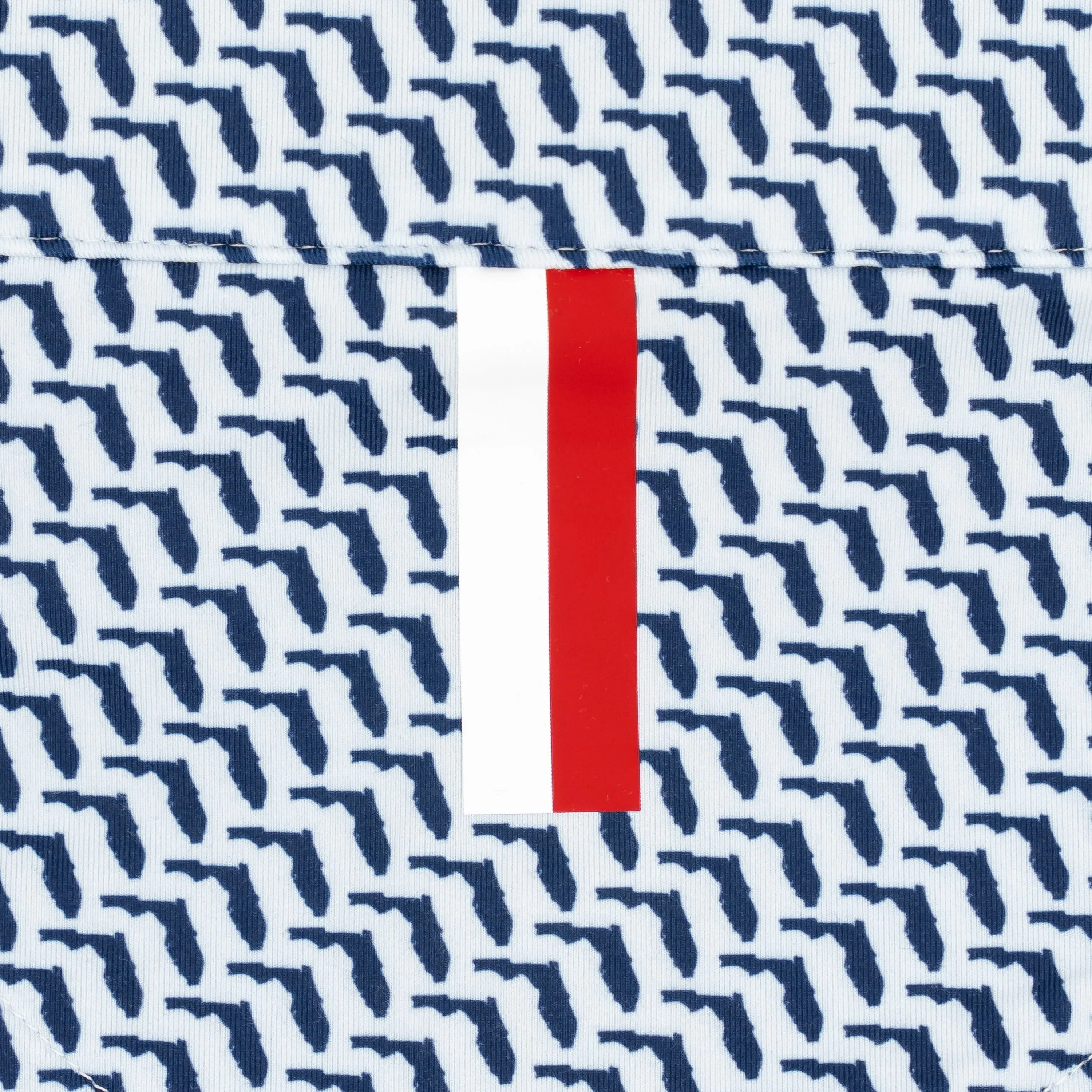 Florida Man Performance Q-Zip | The Florida Man - Admiral Navy/White