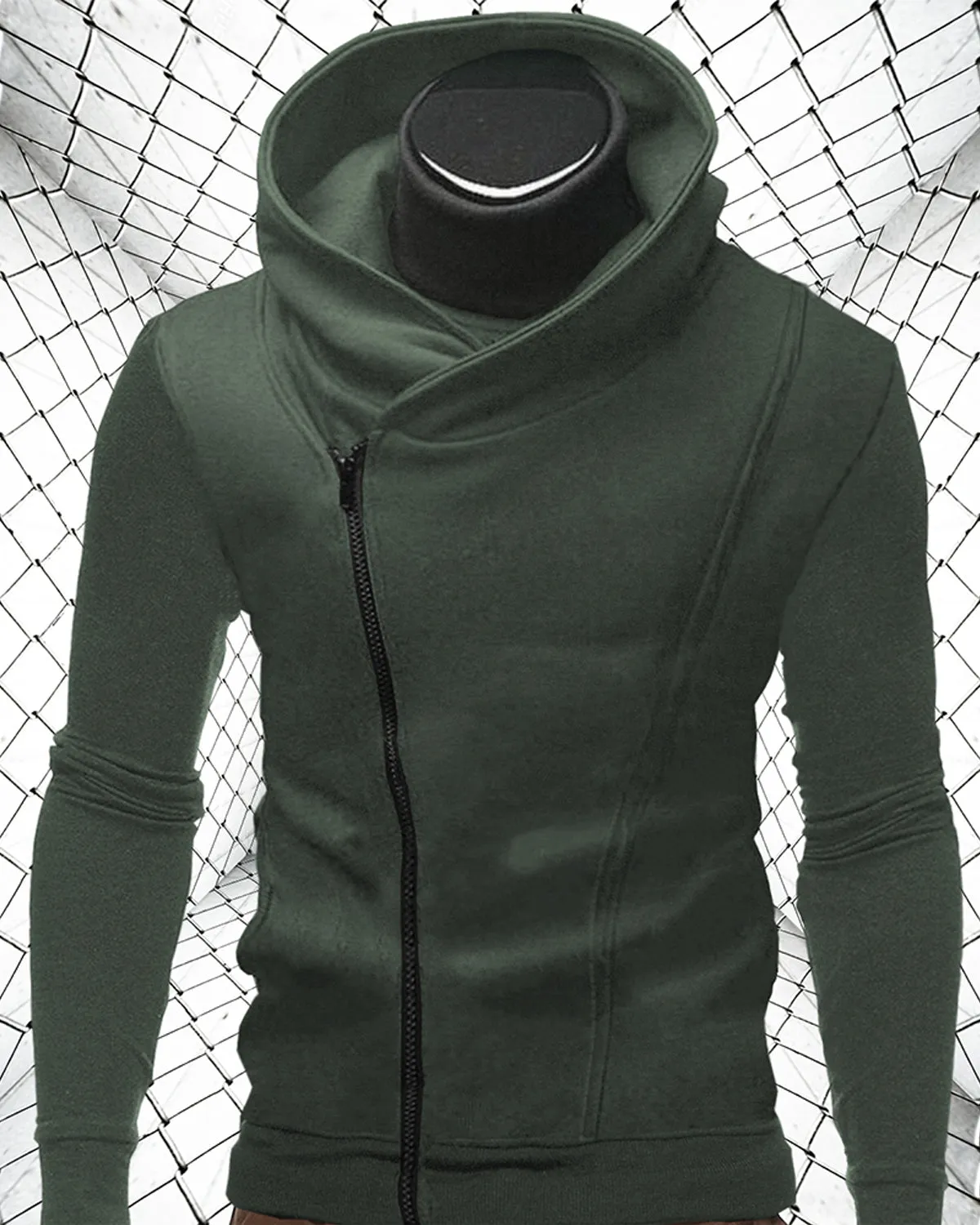 Full Sleeve Assassin Olive Men Casual Jacket