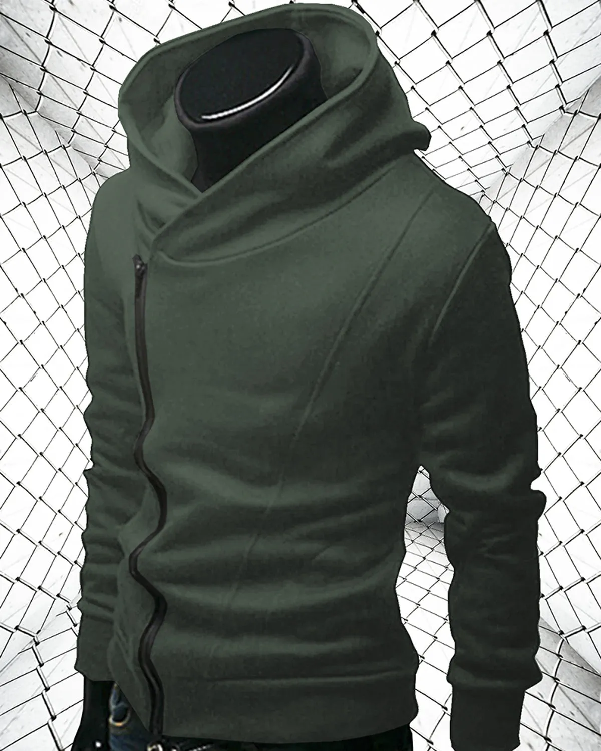 Full Sleeve Assassin Olive Men Casual Jacket
