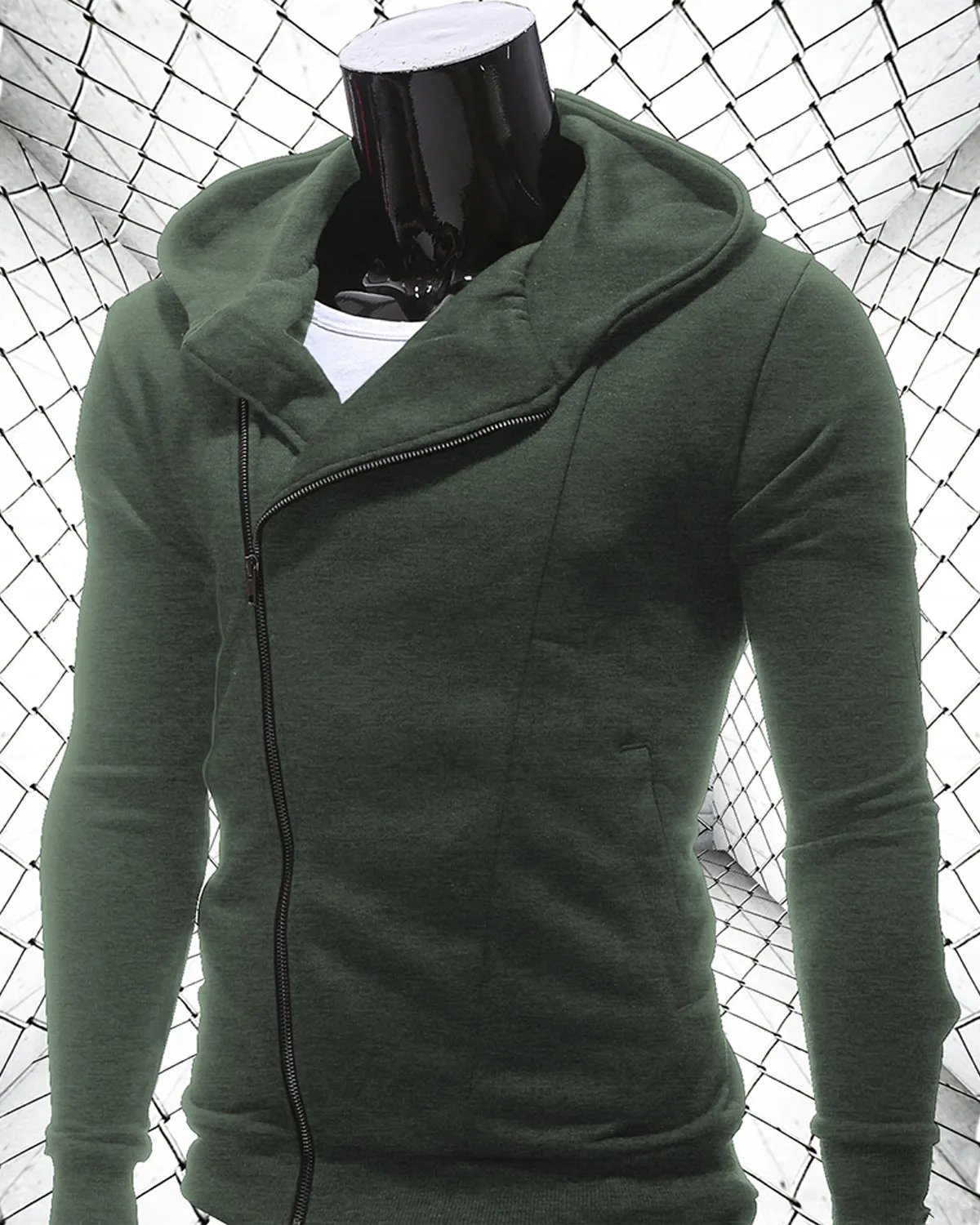 Full Sleeve Assassin Olive Men Casual Jacket