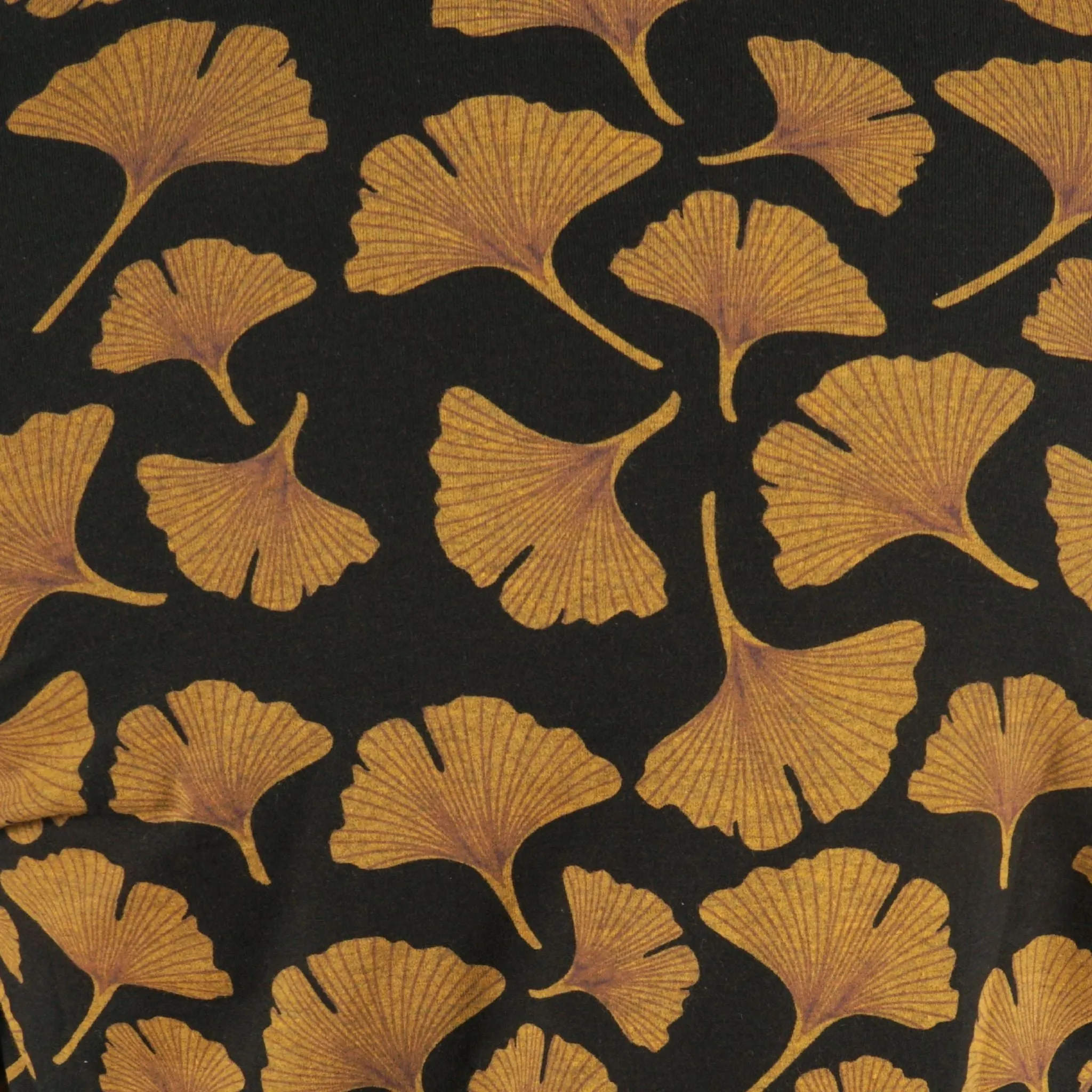 Ginkgo Leaves Printed Cardigan