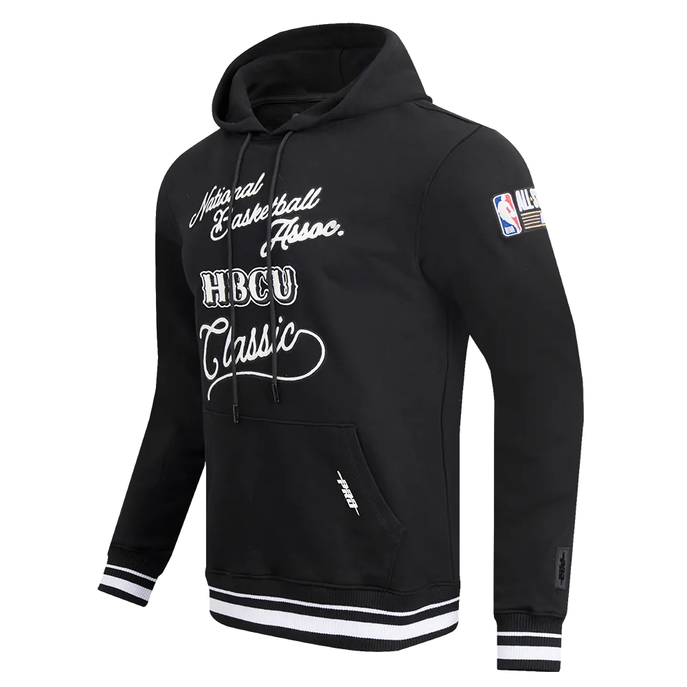 HBCU X NBA ALL STAR 2024 MEN'S RIB FLC PO HOODIE (BLACK)