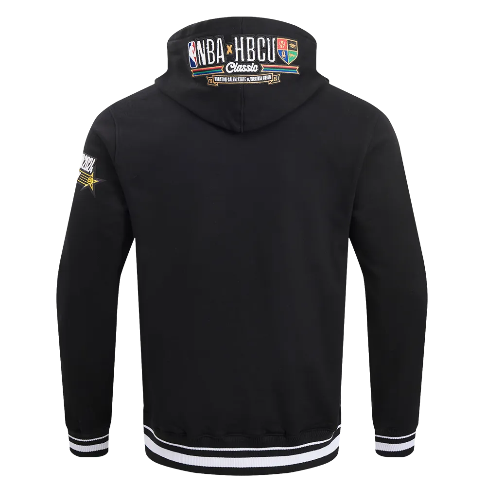 HBCU X NBA ALL STAR 2024 MEN'S RIB FLC PO HOODIE (BLACK)