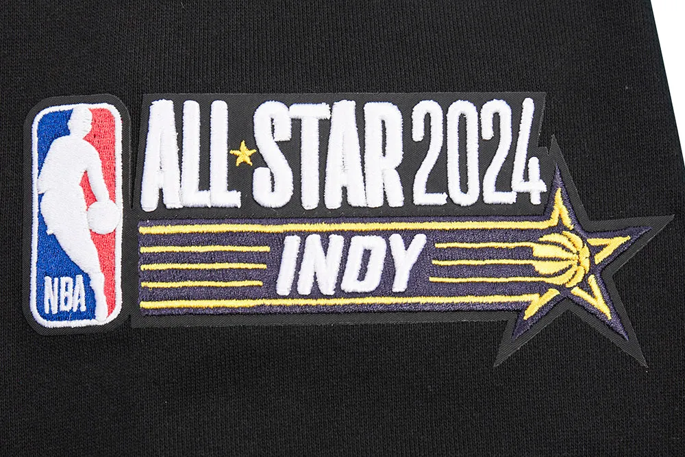 HBCU X NBA ALL STAR 2024 MEN'S RIB FLC PO HOODIE (BLACK)