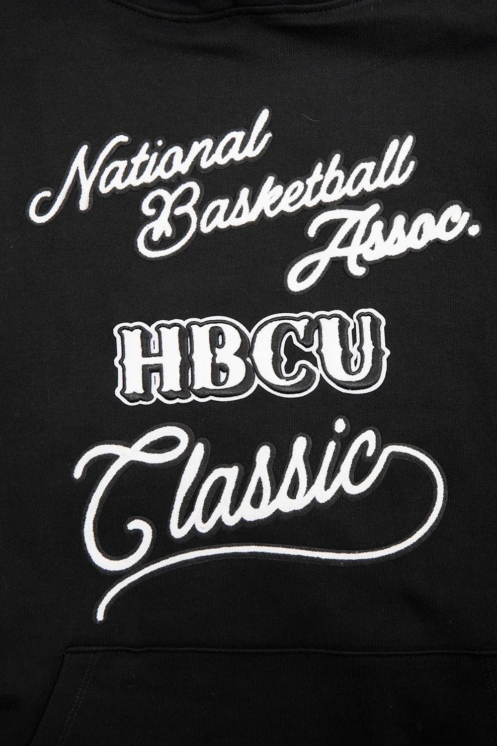 HBCU X NBA ALL STAR 2024 MEN'S RIB FLC PO HOODIE (BLACK)