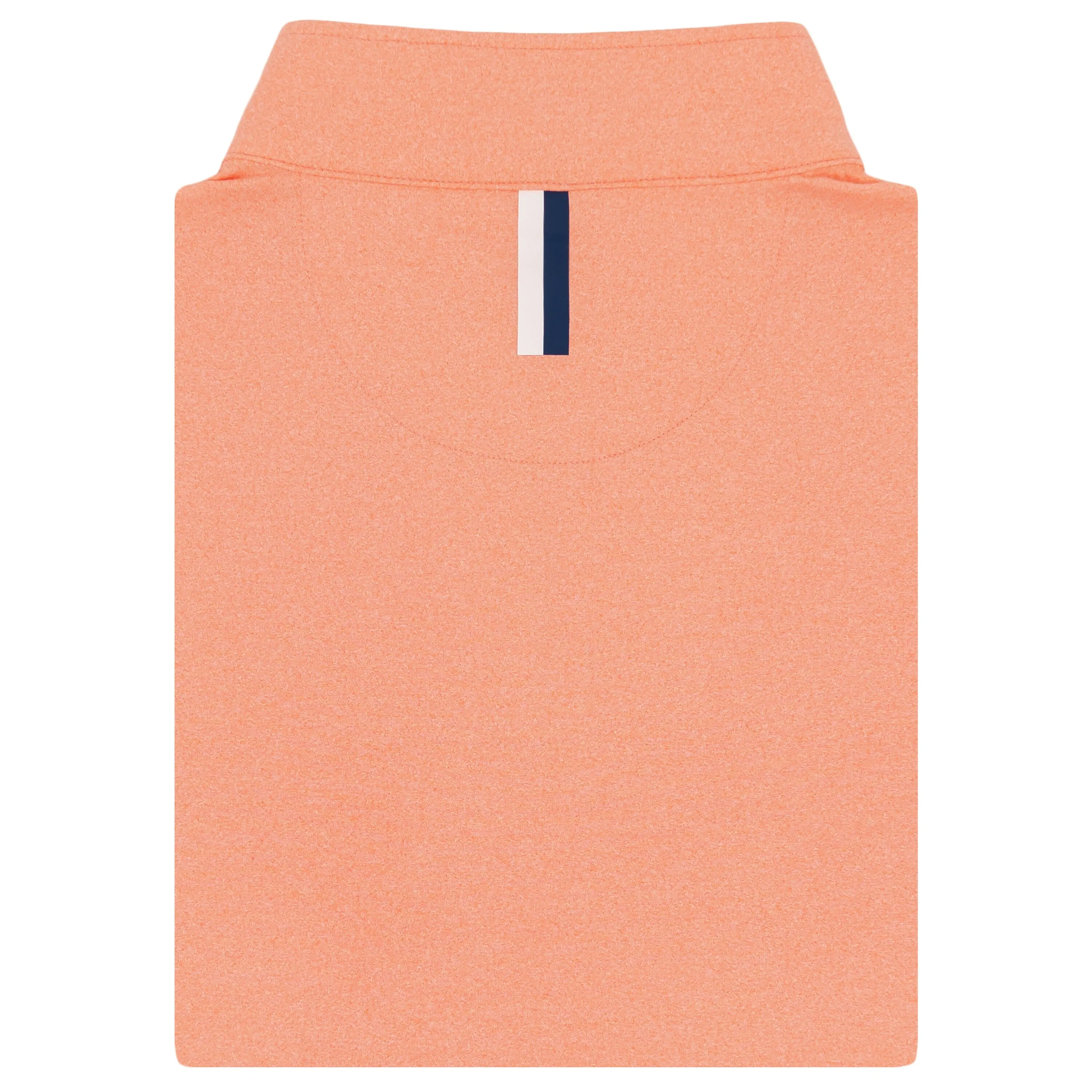 Heather Performance Q-Zip | Heather - Sunrise/White