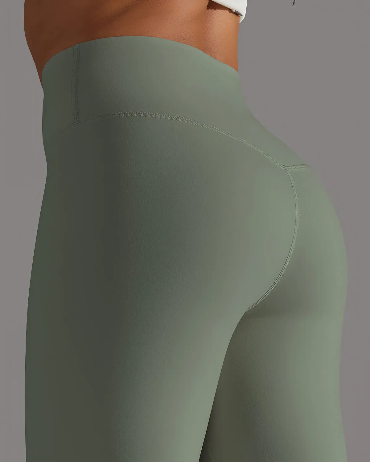 Lara Seamless Leggings - Camo Green