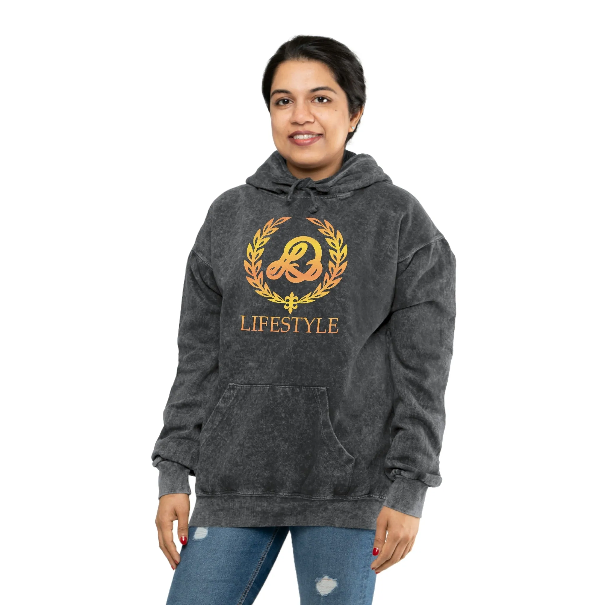 LD U.N.I.T.Y Unisex Mineral Wash Hoodie