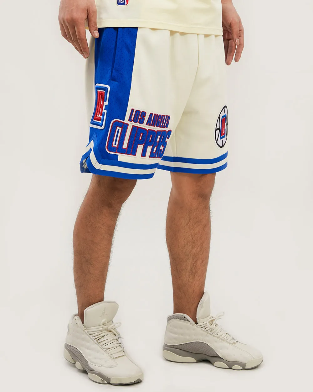 LOS ANGELES CLIPPERS CHAMPIONSHIP EVOLUTION DK 2.0 SHORT (EGGSHELL/ROYAL BLUE)