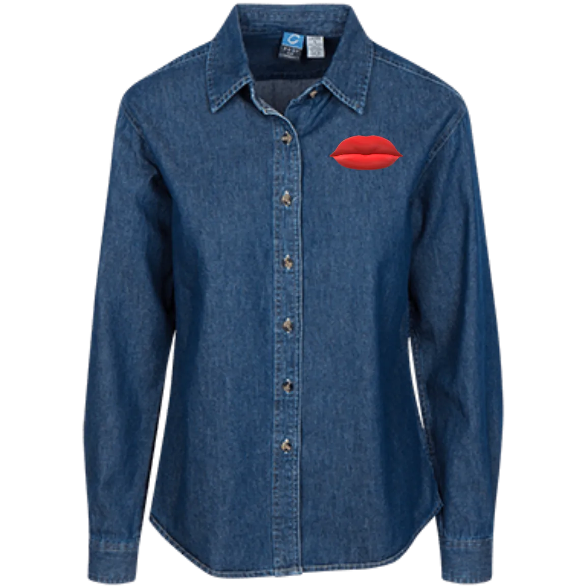 LSP10 Port Authority Women's LS Denim Shirt
