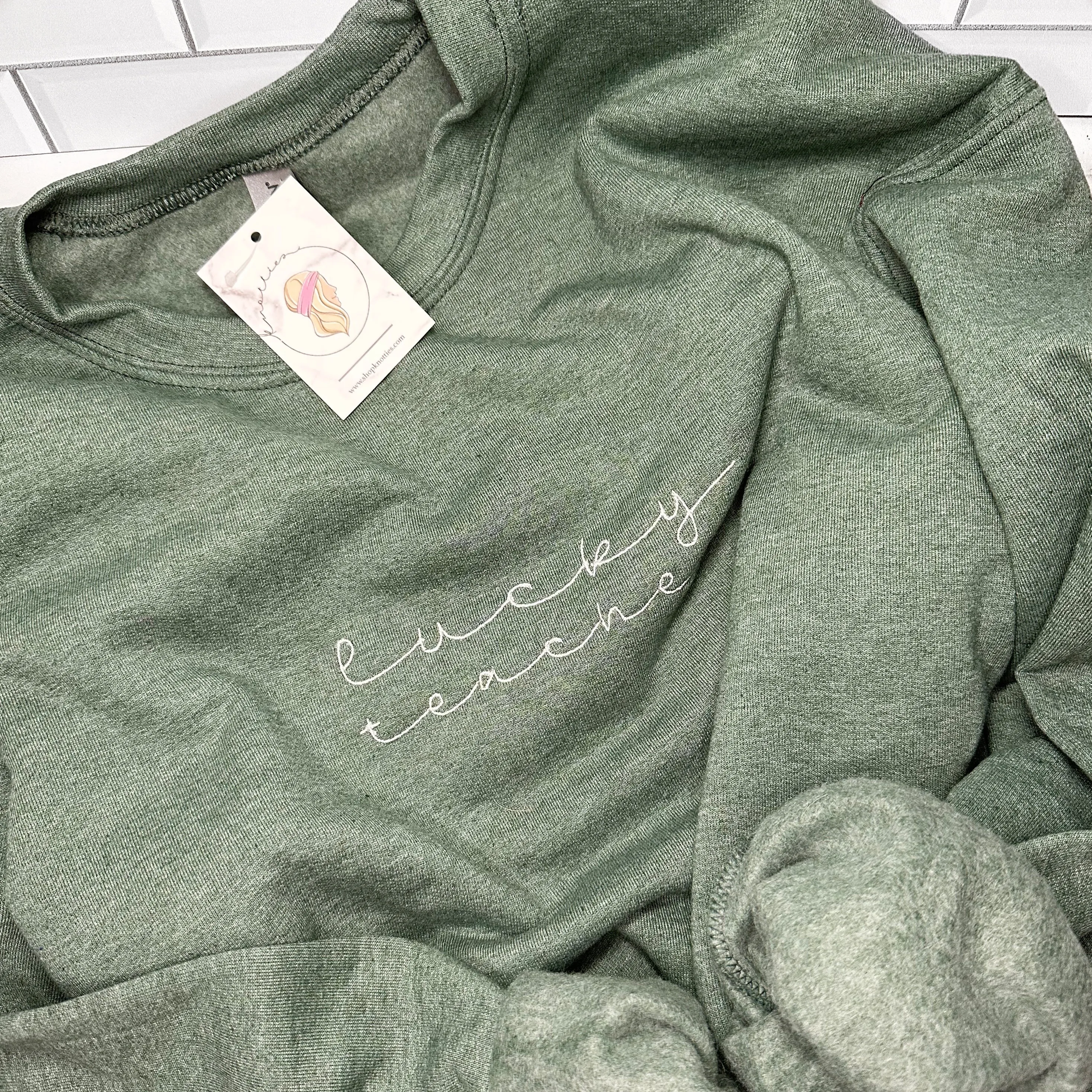 Lucky Embroidered Sweatshirts