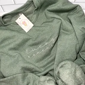 Lucky Embroidered Sweatshirts