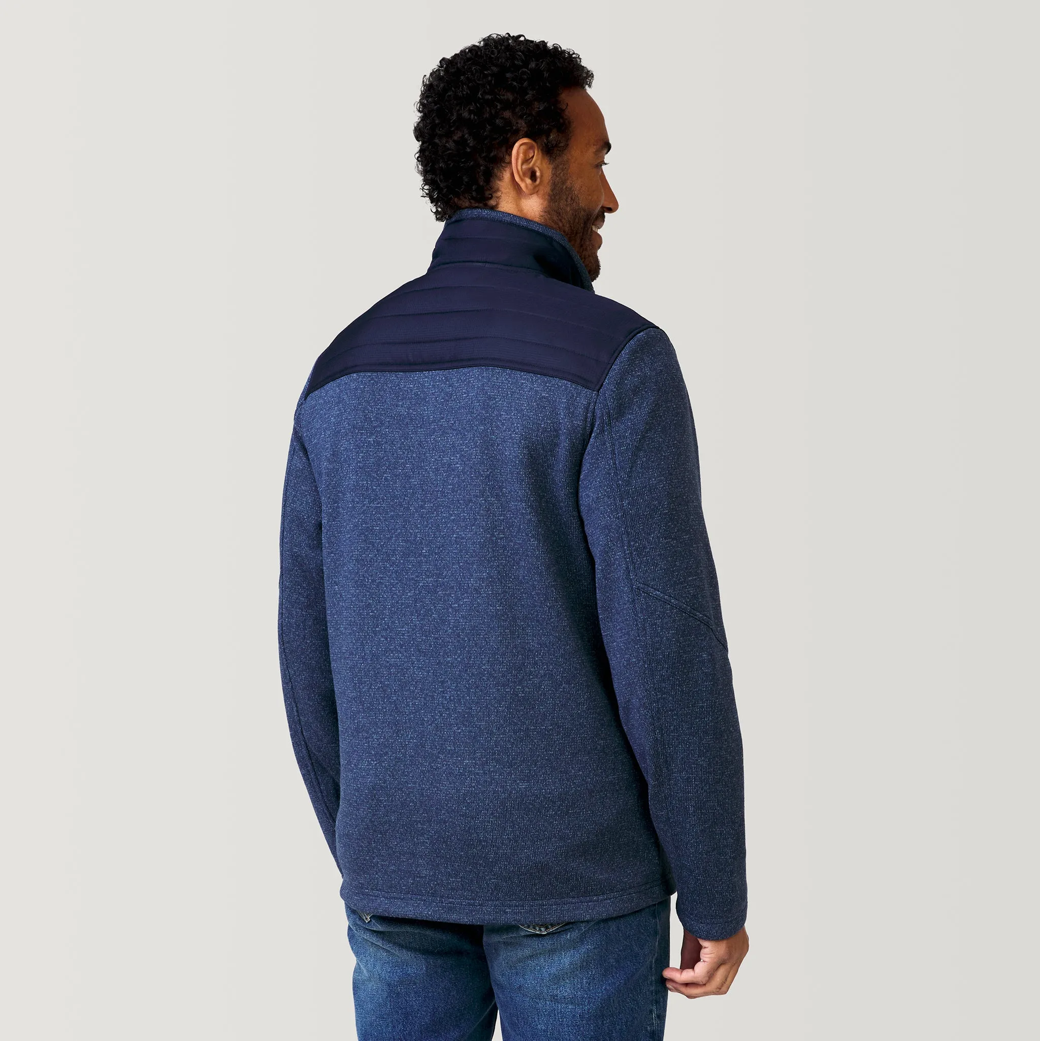 Men's Textured Frore Knit Fleece Jacket