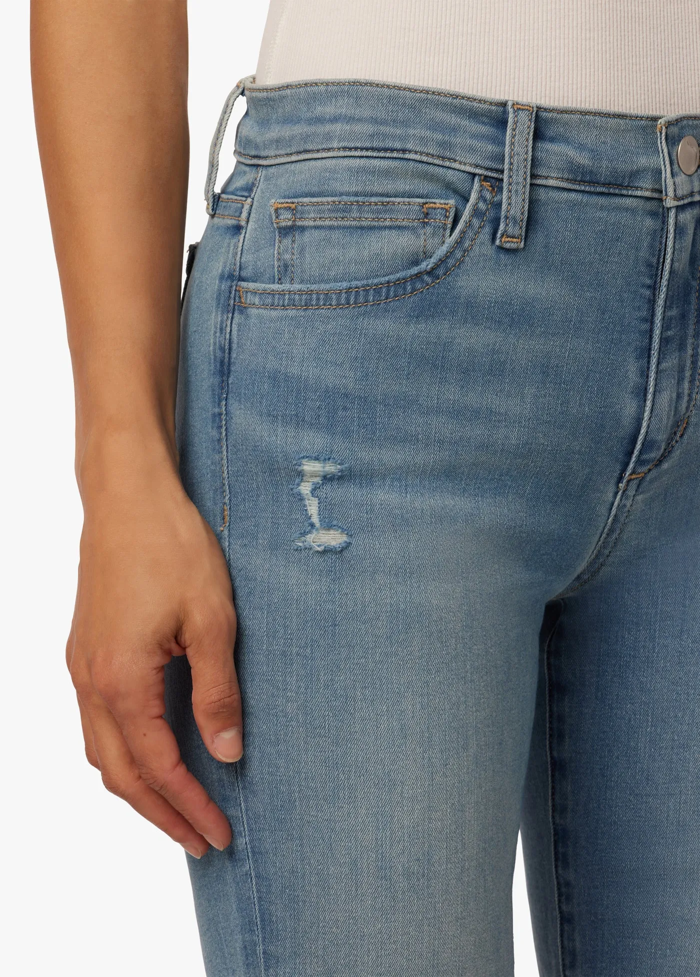 MID RISE STRAIGHT CROP