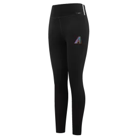 MLB ARIZONA DIAMONDBACKS RETRO CLASSIC WOMEN'S JERSEY LEGGING (BLACK)