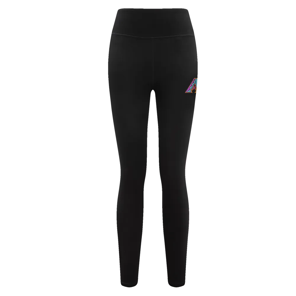 MLB ARIZONA DIAMONDBACKS RETRO CLASSIC WOMEN'S JERSEY LEGGING (BLACK)