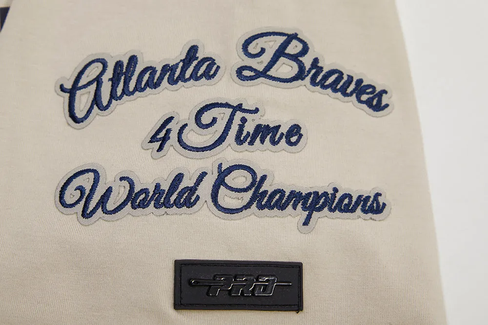 MLB ATLANTA BRAVES HYBRID MEN'S TOP (KHAKI)