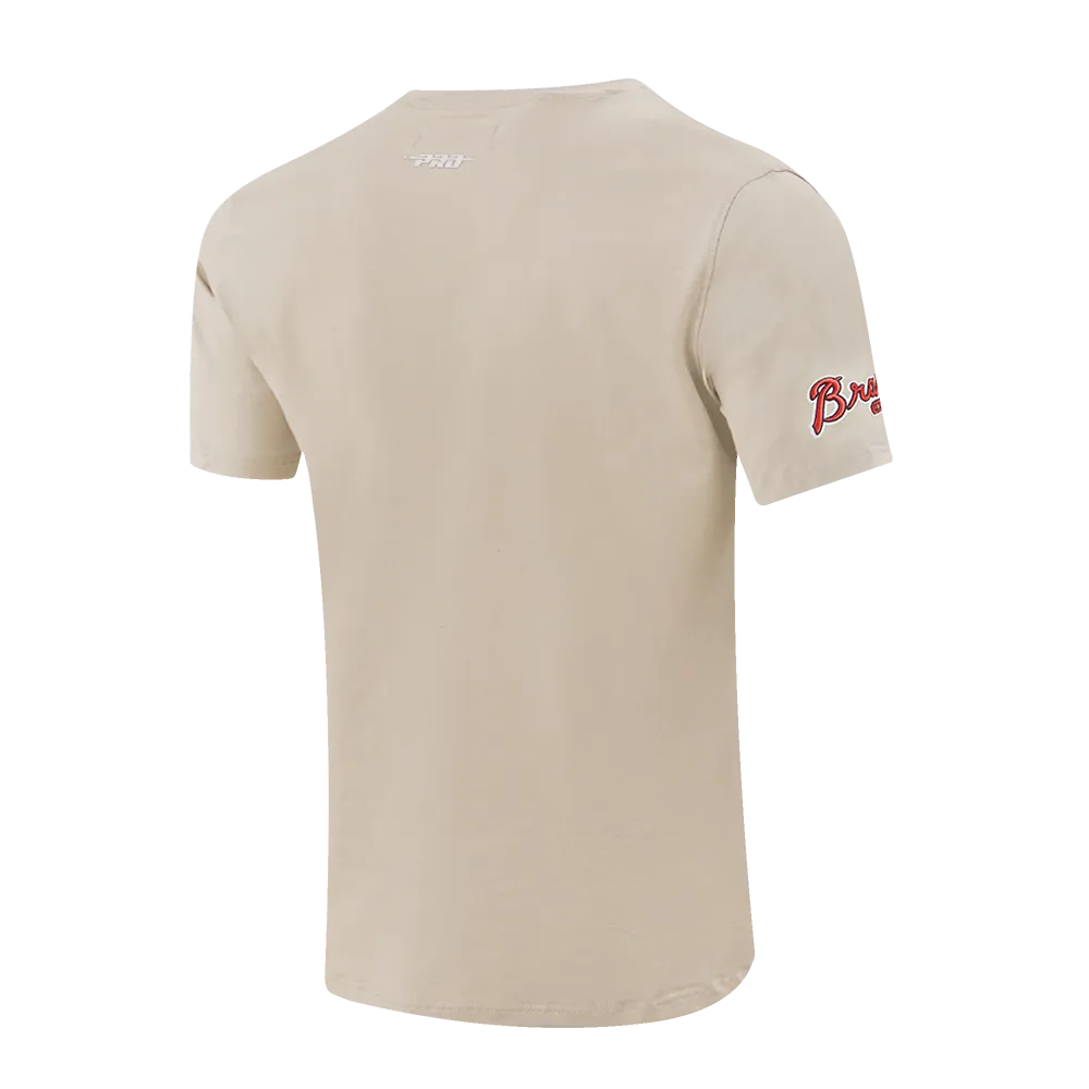 MLB ATLANTA BRAVES HYBRID MEN'S TOP (KHAKI)
