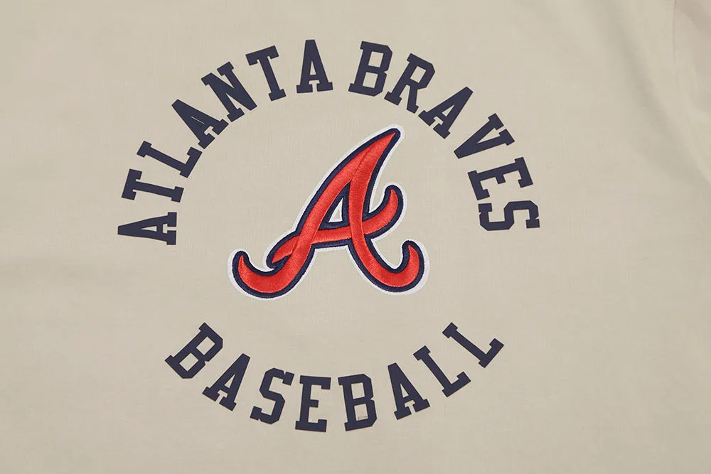MLB ATLANTA BRAVES HYBRID MEN'S TOP (KHAKI)